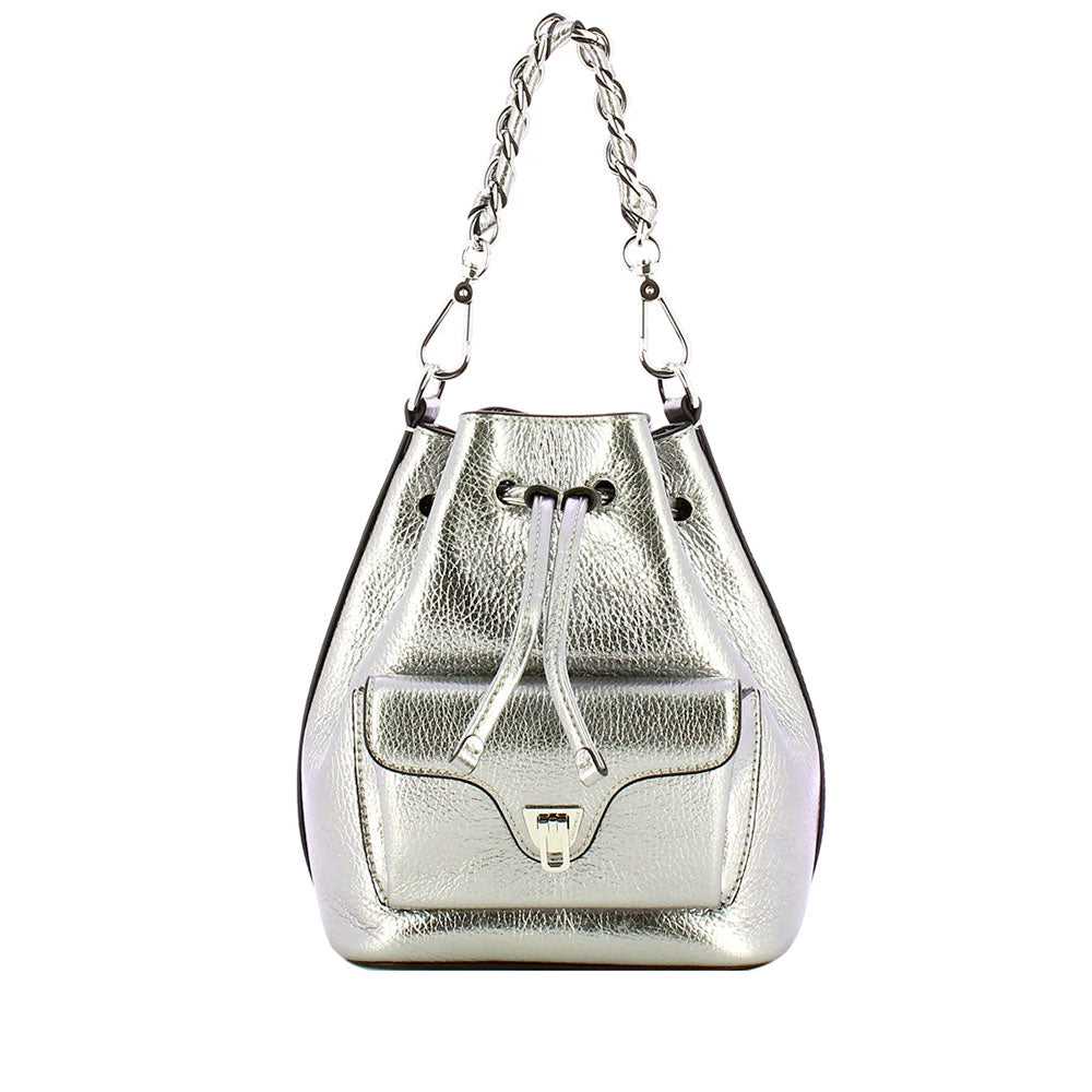 Borsa Donna a Mano COCCINELLE in Pelle linea Beat Generation Small Colore Steel