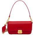 Borsa Donna a Spalla COCCINELLE in Pelle Martellata linea C-Me Colore Scarlet