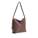 Borsa Donna Hobo a Spalla COCCINELLE in Pelle Martellata linea C-Me Colore Berry