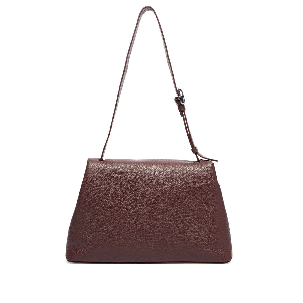 Borsa Donna Hobo a Spalla COCCINELLE in Pelle linea Fern Colore Berry