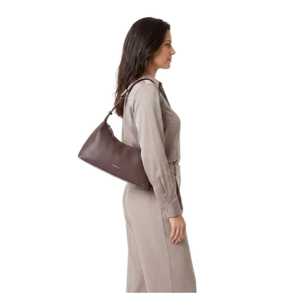 Borsa Donna Sottospalla COCCINELLE in Pelle linea Fern Colore Berry