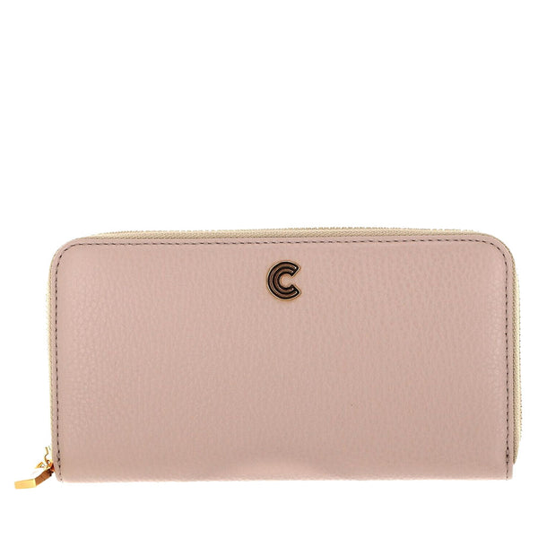 Rootti Portafoglio Lungo In PU Donna Con Cerniera - Motivo Coccinella E Gocce - 12 Slot Carte, Tasche Banconote, Porta Telefono