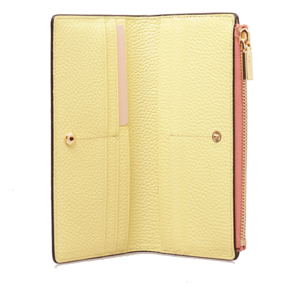 COCCINELLE
Damen Geldbörse Large aus Leder Pot - Powder Pink - Lime Wash Metallic Tricolor Line