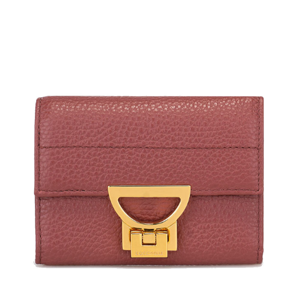 Portafoglio Donna Misura Piccola COCCINELLE in Pelle Rosewood Linea Arlettis