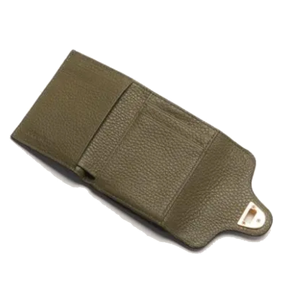 COCCINELLE Damen Kleine Geldbörse aus Leder Laurel Green Beat Soft Line