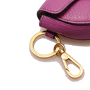 COCCINELLE Damen Leder Schlüsselanhänger, Beat Line, Dahlia Color