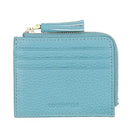 Portacarte Donna COCCINELLE in Pelle Colore Artic Blue Linea Tassel