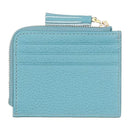 Portacarte Donna COCCINELLE in Pelle Colore Artic Blue Linea Tassel