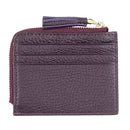 Portacarte Donna COCCINELLE in Pelle Colore Prune Linea Tassel