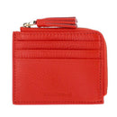 Portacarte Donna COCCINELLE in Pelle Colore Gazpacho Linea Tassel