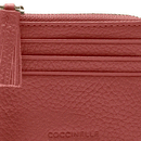 Women's Brandy Leather Card Holder COCCINELLE Tassel
