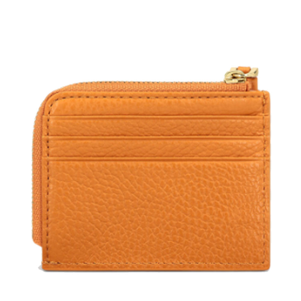 Portacarte Donna COCCINELLE in Pelle Colore Paprika Linea Tassel