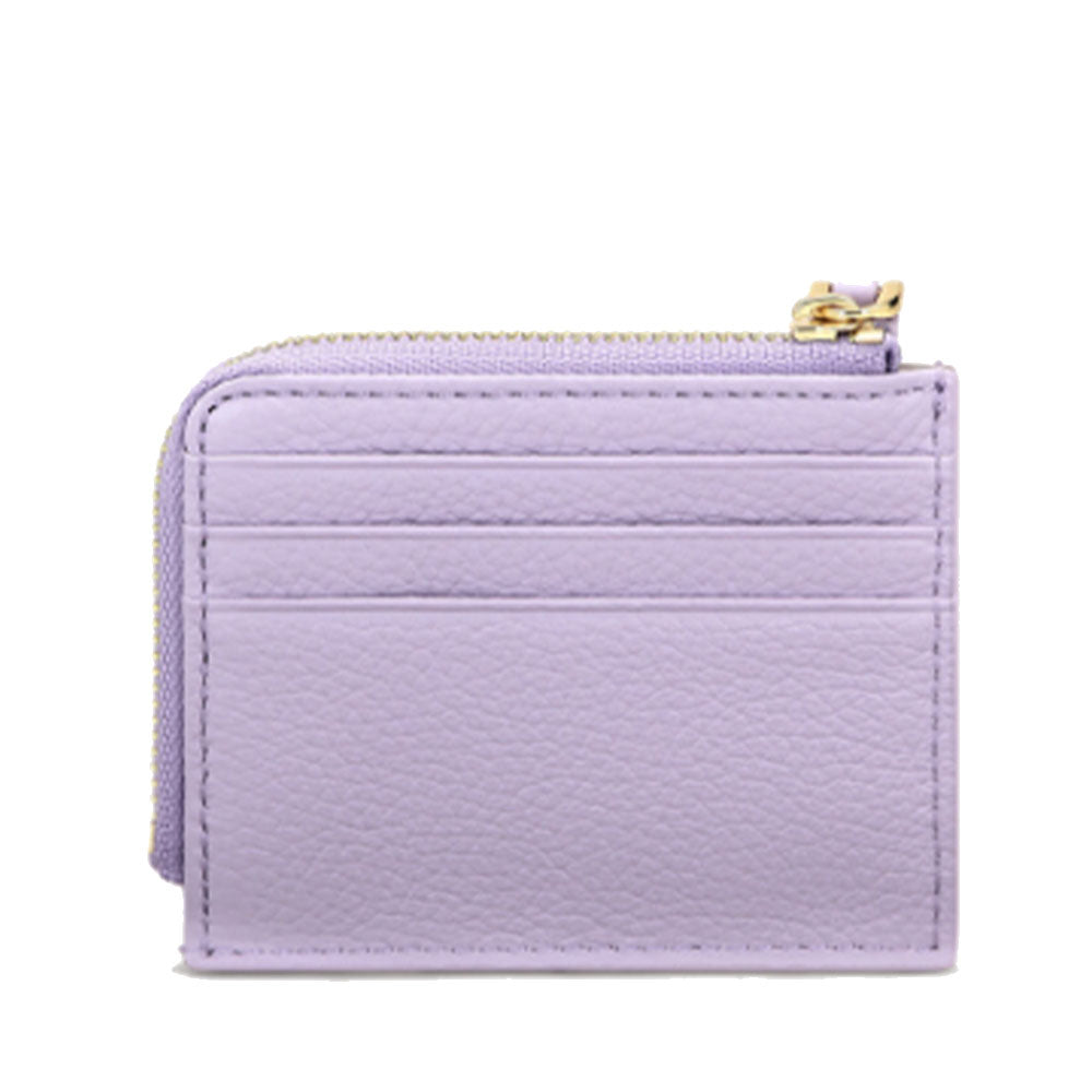 Portacarte Donna COCCINELLE in Pelle Colore Lavender Linea Tassel