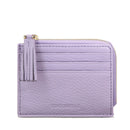 Portacarte Donna COCCINELLE in Pelle Colore Lavender Linea Tassel