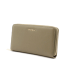 Portafoglio Donna COCCINELLE in Pelle Martellata Colore Laurel Green Linea Metallic Soft