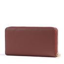Portafoglio Donna COCCINELLE in Pelle Martellata Colore Brandy Linea Metallic Soft