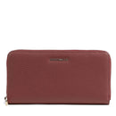 Portafoglio Donna COCCINELLE in Pelle Martellata Colore Brandy Linea Metallic Soft