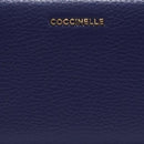 Portafoglio Donna COCCINELLE Zip Around in Pelle Royal Blue Linea Metallic Soft