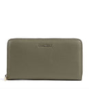 Portafoglio Donna COCCINELLE Zip Around in Pelle Laurel Green Linea Metallic Soft
