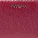 Portafoglio Donna COCCINELLE Zip Around in Pelle Sangria Linea Metallic Soft
