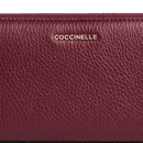 Portafoglio Donna COCCINELLE Zip Around in Pelle Ribes Linea Metallic Soft