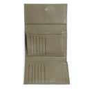 Portafoglio Piccolo COCCINELLE in Pelle Martellata Linea Metallic Soft colore Laurel Green