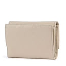Kleines Portemonnaie COCCINELLE aus genarbtem Leder Modell Metallic Soft in Sandshell