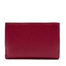 Portafoglio Piccolo COCCINELLE in Pelle Martellata Linea Metallic Soft colore Sangria