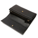 Portafoglio Grande COCCINELLE in Pelle Martellata Linea Metallic Soft colore Nero