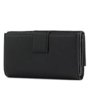 Portafoglio Grande COCCINELLE in Pelle Martellata Linea Metallic Soft colore Nero