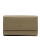 Portafoglio Grande COCCINELLE in Pelle Martellata Linea Metallic Soft colore Laurel Green