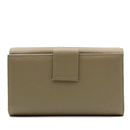 Portafoglio Grande COCCINELLE in Pelle Martellata Linea Metallic Soft colore Laurel Green