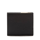 Portafoglio Mini Donna COCCINELLE in Pelle Nera Linea Metallic Soft