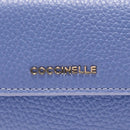 Portafoglio Mini Donna COCCINELLE in Pelle Azul Linea Metallic Soft