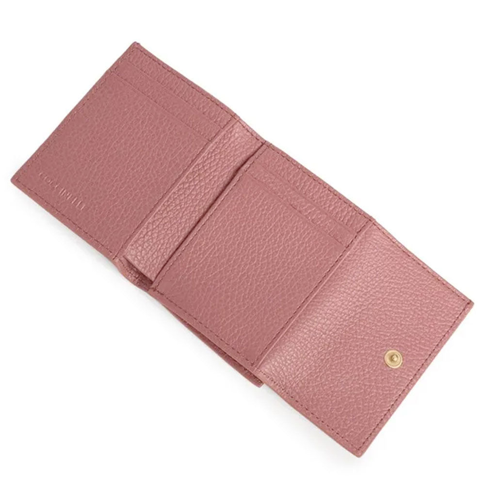 Portafoglio Mini Donna COCCINELLE in Pelle Winter Rose Linea Metallic Soft