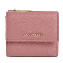 Portafoglio Mini Donna COCCINELLE in Pelle Winter Rose Linea Metallic Soft