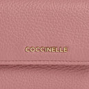 Portafoglio Mini Donna COCCINELLE in Pelle Winter Rose Linea Metallic Soft