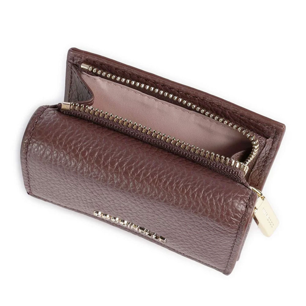 Portafoglio Mini Donna COCCINELLE in Pelle Berry Linea Metallic Soft