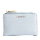 COCCINELLE METALLIC SOFT LINIE
Mini Leder KreditKartenetui in der Farbe Mist Blue