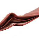 Women's Brandy Leather Wallet COCCINELLE Metallic Soft Small Size