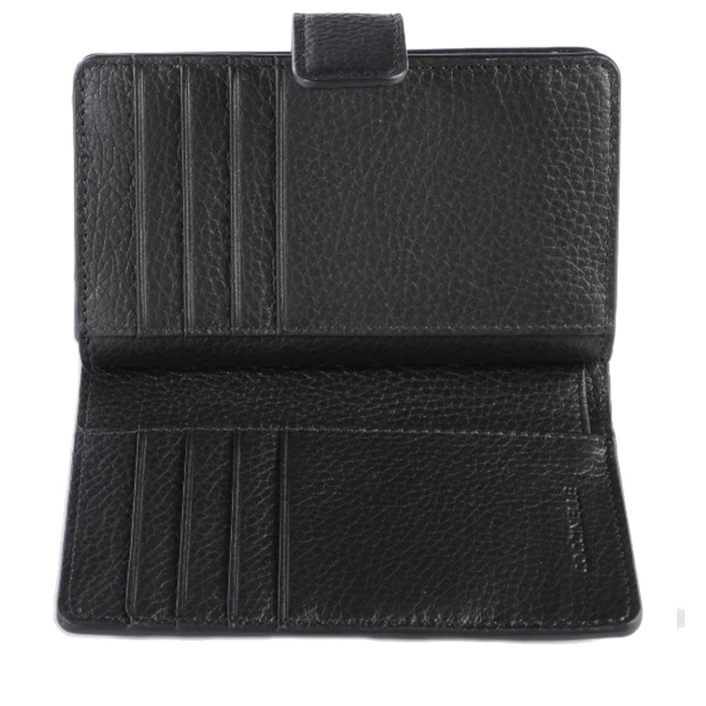 COCCINELLE Metallic Soft Linie
Damen Geldbörse aus schwarzem Leder 