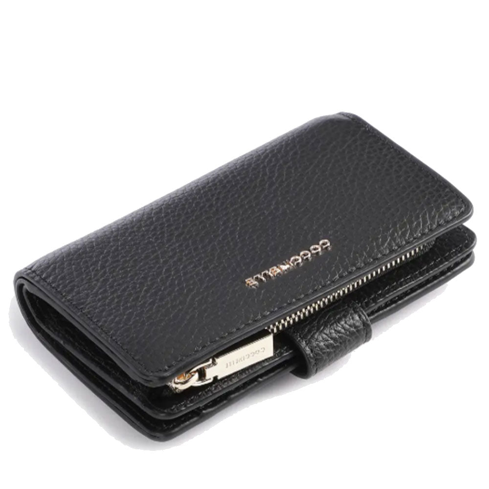 COCCINELLE Metallic Soft Linie
Damen Geldbörse aus schwarzem Leder 