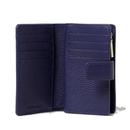 Portafoglio Donna COCCINELLE in Pelle Colore Royal Blue Linea Metallic Soft