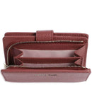 Women's Brandy Leather Wallet COCCINELLE Metallic Soft