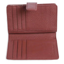 Women's Brandy Leather Wallet COCCINELLE Metallic Soft