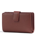 Women's Brandy Leather Wallet COCCINELLE Metallic Soft