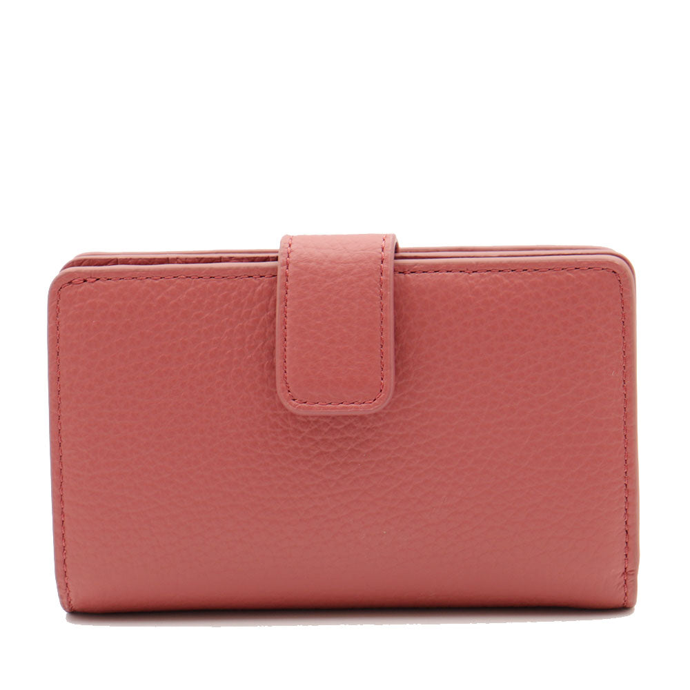Portafoglio Donna COCCINELLE in Pelle Colore Pot Linea Metallic Soft