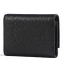 Portafoglio Donna Piccolo COCCINELLE in Pelle Colore Nero Linea Metallic Soft