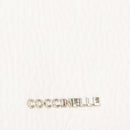 Portafoglio Donna Piccolo COCCINELLE in Pelle Colore Blanco Linea Metallic Soft