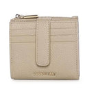 Damen-Mini-Geldbörse COCCINELLE aus Leder in Sandshell Modell Metallic Soft